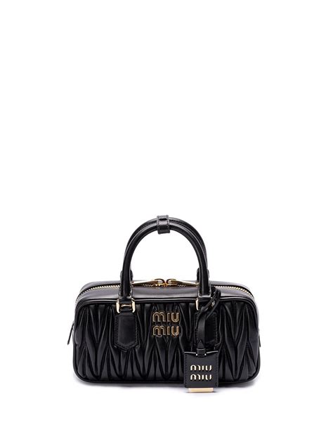 miu miu black matelasse bag|Black Matelassé Nappa Leather Bag .